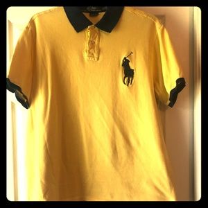 Men’s Ralph Lauren Polo (yellow/navy) Size XXL